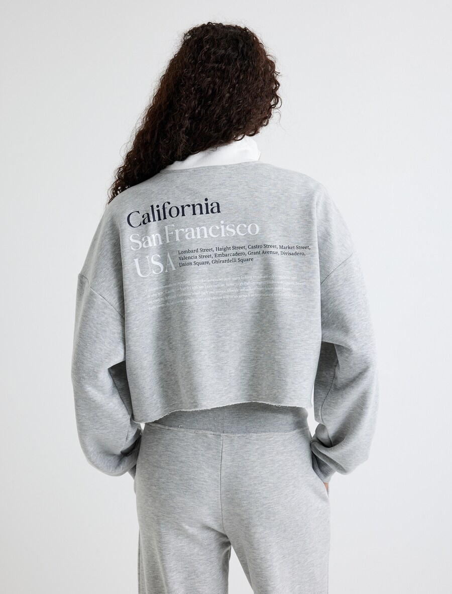 Толстовка Koton, пятнистый серый
Толстовка Koton, пятнистый серый