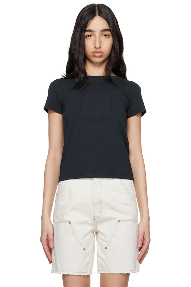 Тяжёлая хлопковая футболка из джерси Mm6 Maison Margiela, черный
Тяжёлая хлопковая футболка из джерси Mm6 Maison Margiela, черный