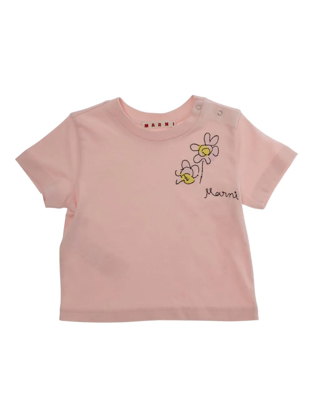 Футболка с цветочным принтом Marni Kids, розовый
Футболка с цветочным принтом Marni Kids, розовый