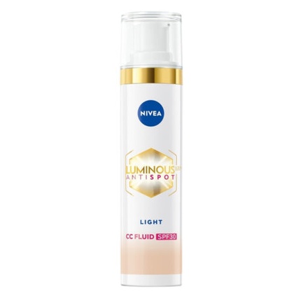 Luminous630 CC крем для обесцвечивания SPF30 01 Light 40 мл Nivea
Luminous630 CC крем для обесцвечивания SPF30 01 Light 40 мл Nivea