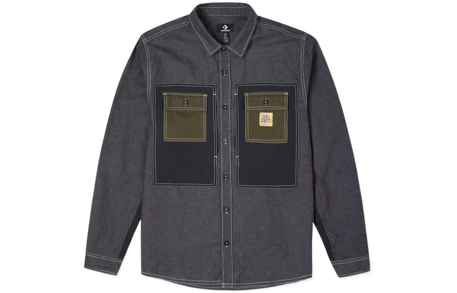 Рубашка мужская чернильно-черная Converse, черный
Рубашка мужская чернильно-черная Converse, черный