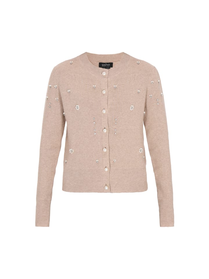 Usha BLACK LABEL Женский кардиган бежевого цвета
Usha BLACK LABEL Женский кардиган бежевого цвета