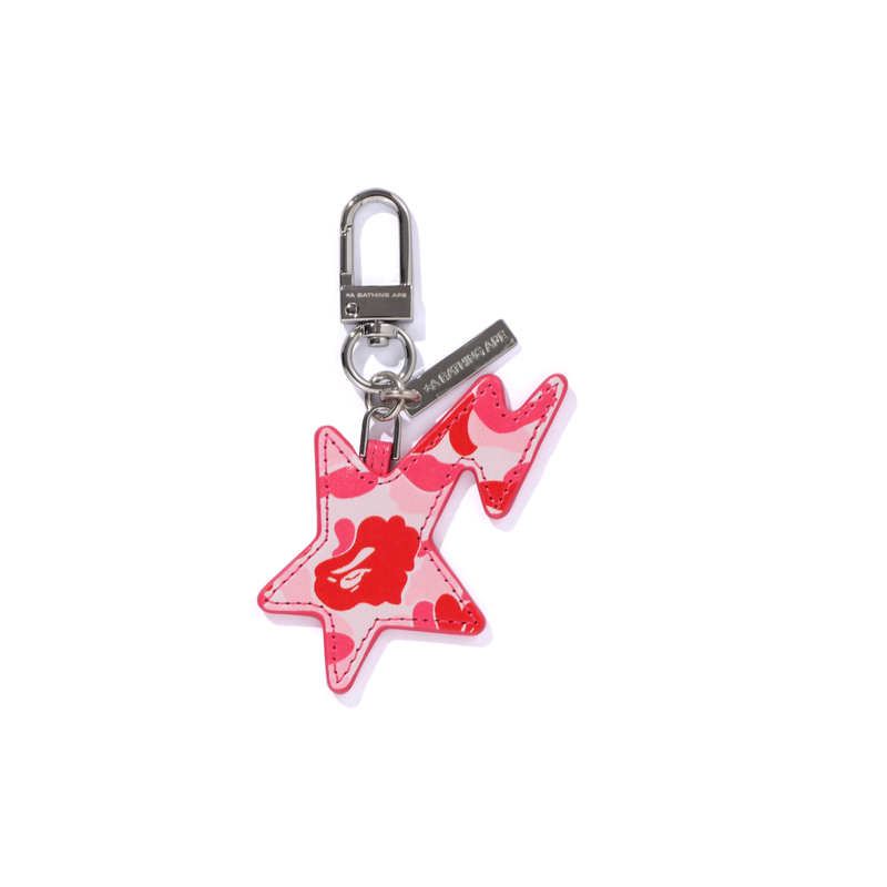 A BATHING APE Звездная молния брелок, Pink PKX 
A BATHING APE Звездная молния брелок, Pink PKX