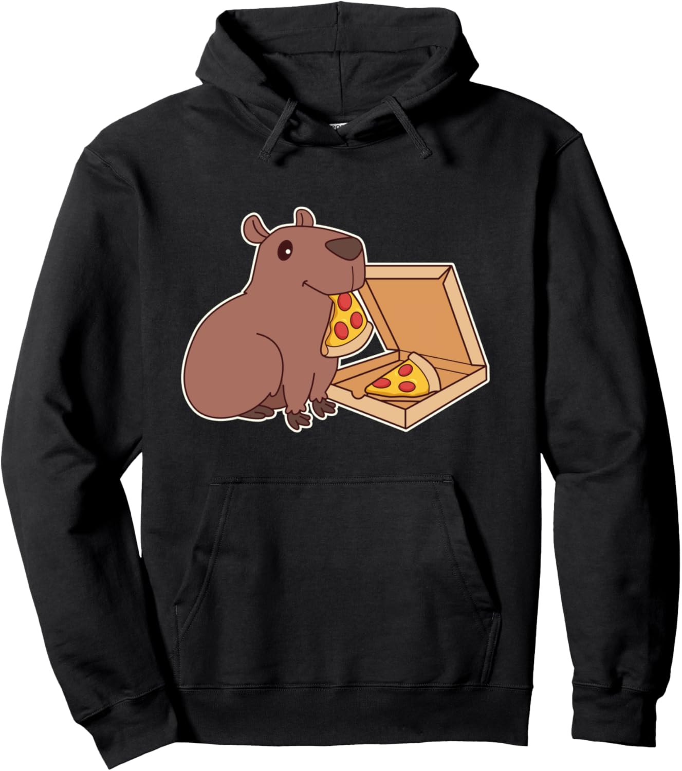 Толстовка, Милая капибара в толстовке ест пиццу Capybara Lover Gifts & Co., черный
Толстовка, Милая капибара в толстовке ест пиццу Capybara Lover Gifts & Co., черный