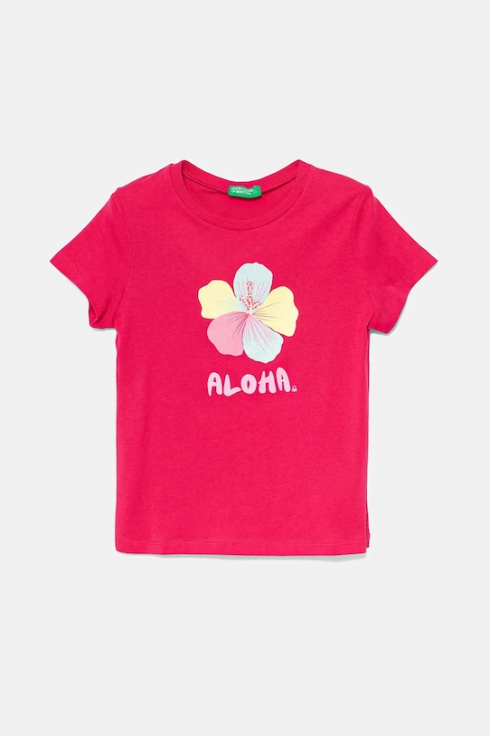 Детская хлопковая футболка United Colors Of Benetton, розовый
Детская хлопковая футболка United Colors Of Benetton, розовый