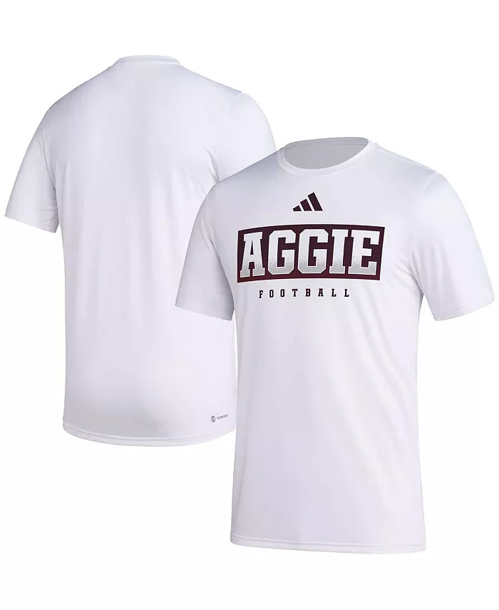 Мужская футболка для тренировок Texas A&M Aggies Football AEROREADY Pregame белого цвета adidas
Мужская футболка для тренировок Texas A&M Aggies Football AEROREADY Pregame белого цвета adidas