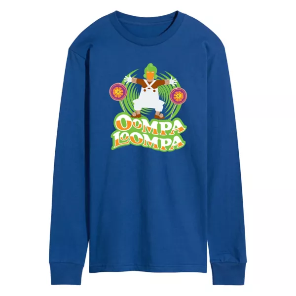 Мужская футболка с длинным рукавом и принтом «Вилли Вонка Умпа Лумпа» Licensed Character, синий
Мужская футболка с длинным рукавом и принтом «Вилли Вонка Умпа Лумпа» Licensed Character, синий