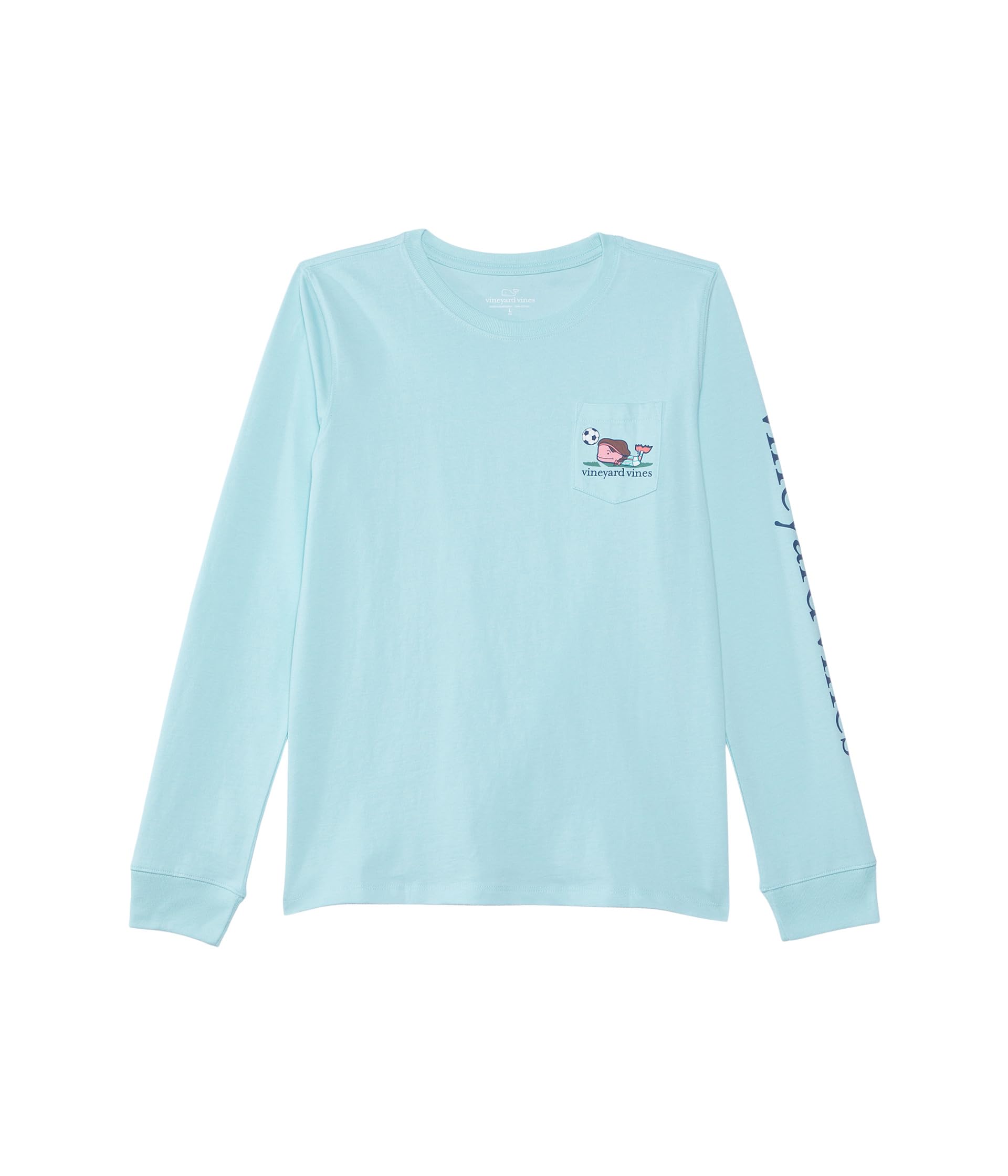 Футболка Vineyard Vines Kids Girls Soccer Whale Long, цвет Aqua Haze
Футболка Vineyard Vines Kids Girls Soccer Whale Long, цвет Aqua Haze