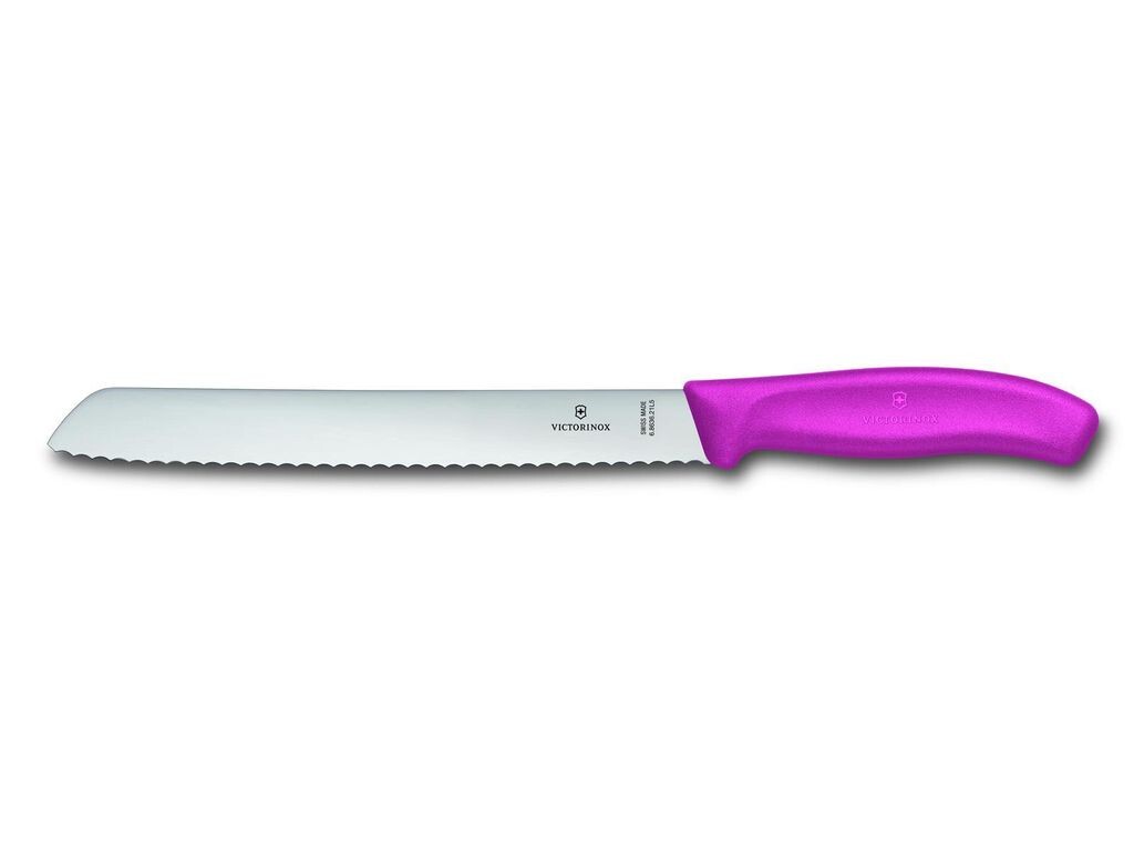 Нож для хлеба Victorinox SwissClassic с зубчатым краем, розовый Victorinox Swiss Army
Нож для хлеба Victorinox SwissClassic с зубчатым краем, розовый Victorinox Swiss Army