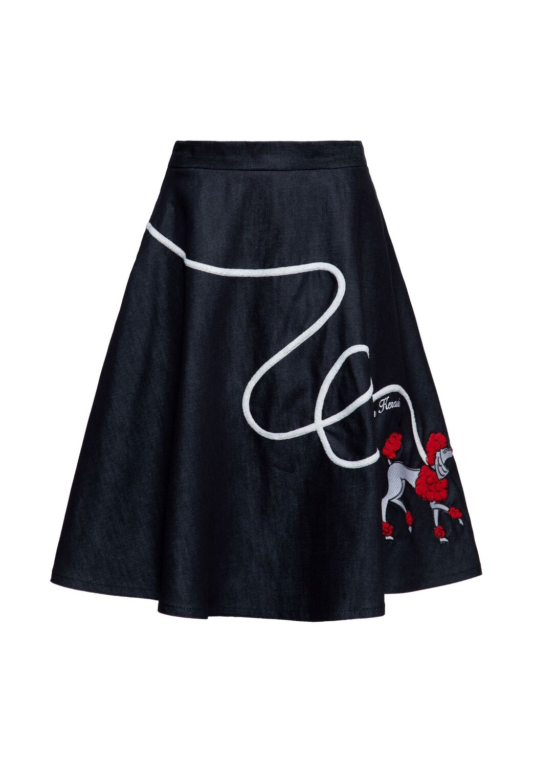 Юбка-трапеция с качественной вышивкой Пудель QUEEN KEROSIN, темно-синий
Юбка-трапеция с качественной вышивкой Пудель QUEEN KEROSIN, темно-синий