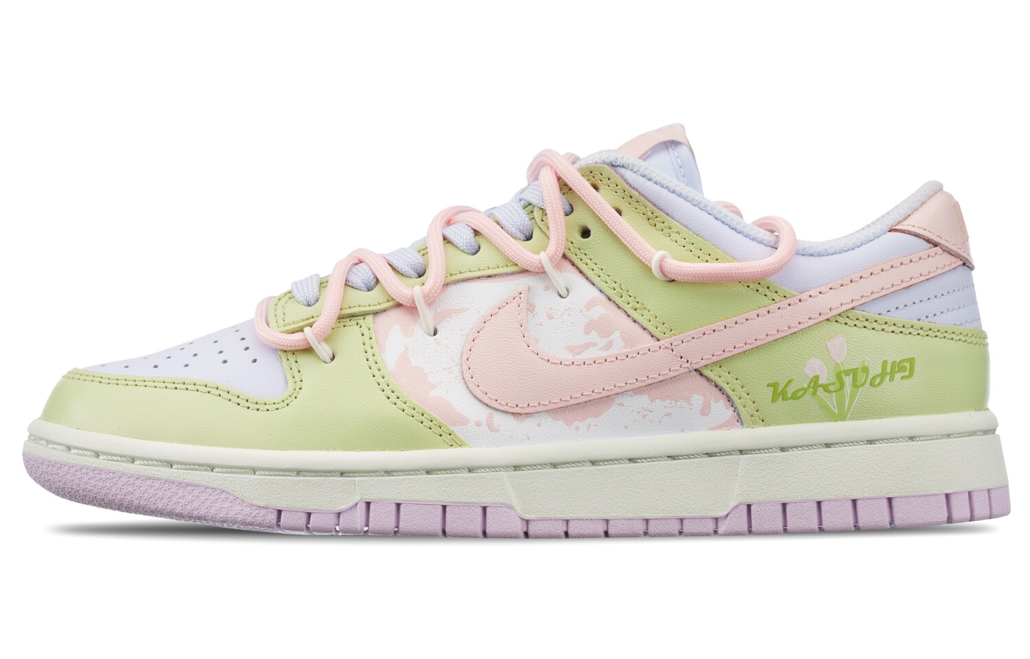 Кроссовки Nike Dunk Skateboarding Shoes Women's Low-top Green/purple/pink, светло-зеленый
Кроссовки Nike Dunk Skateboarding Shoes Women's Low-top Green/purple/pink, светло-зеленый