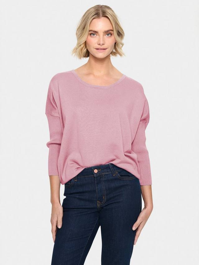 Джемпер с ребристым рукавом mila Saint Tropez, розовый
Джемпер с ребристым рукавом mila Saint Tropez, розовый