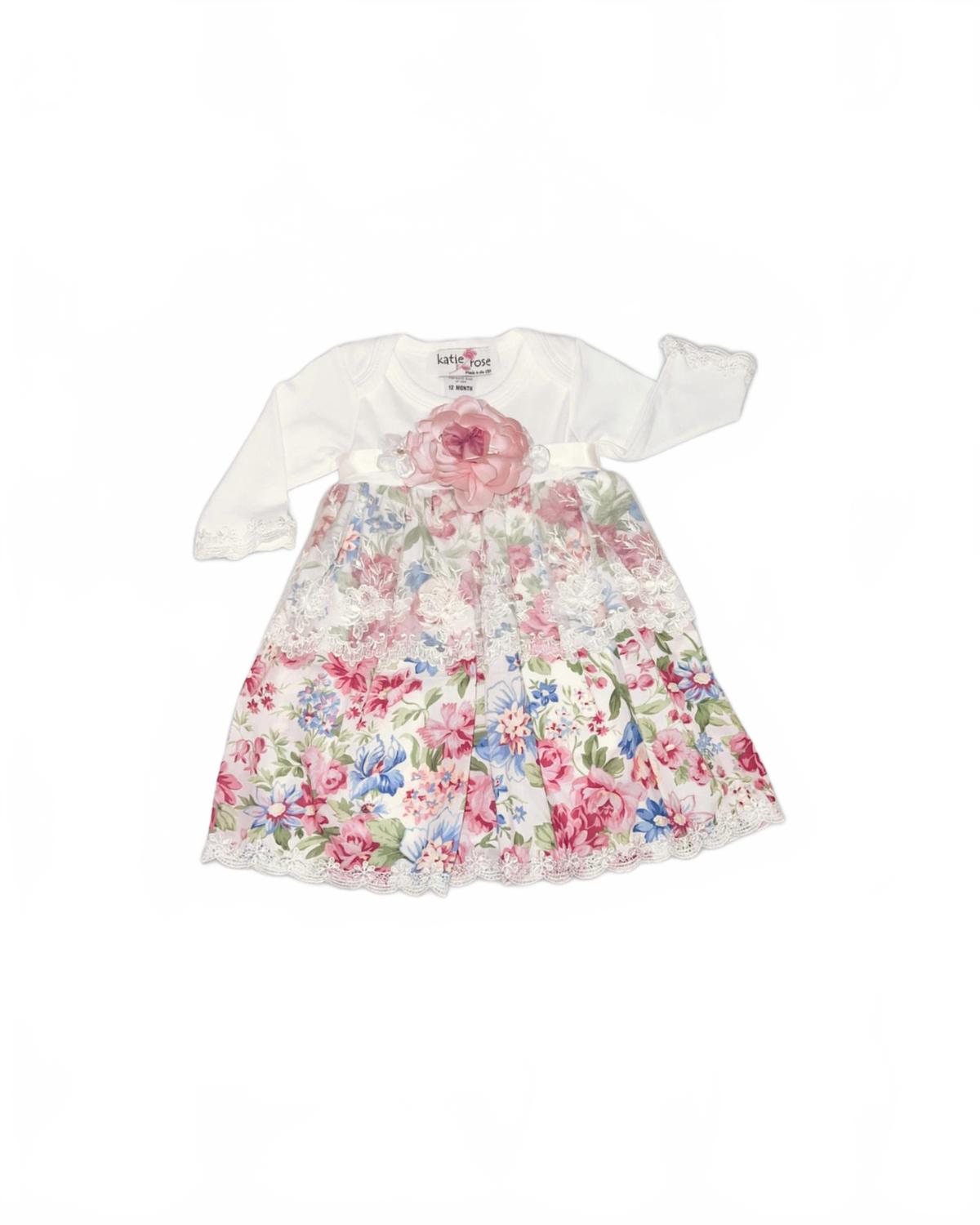 Платье для девочки с цветочным принтом, разноцветное Katie Rose, Multi
Платье для девочки с цветочным принтом, разноцветное Katie Rose, Multi