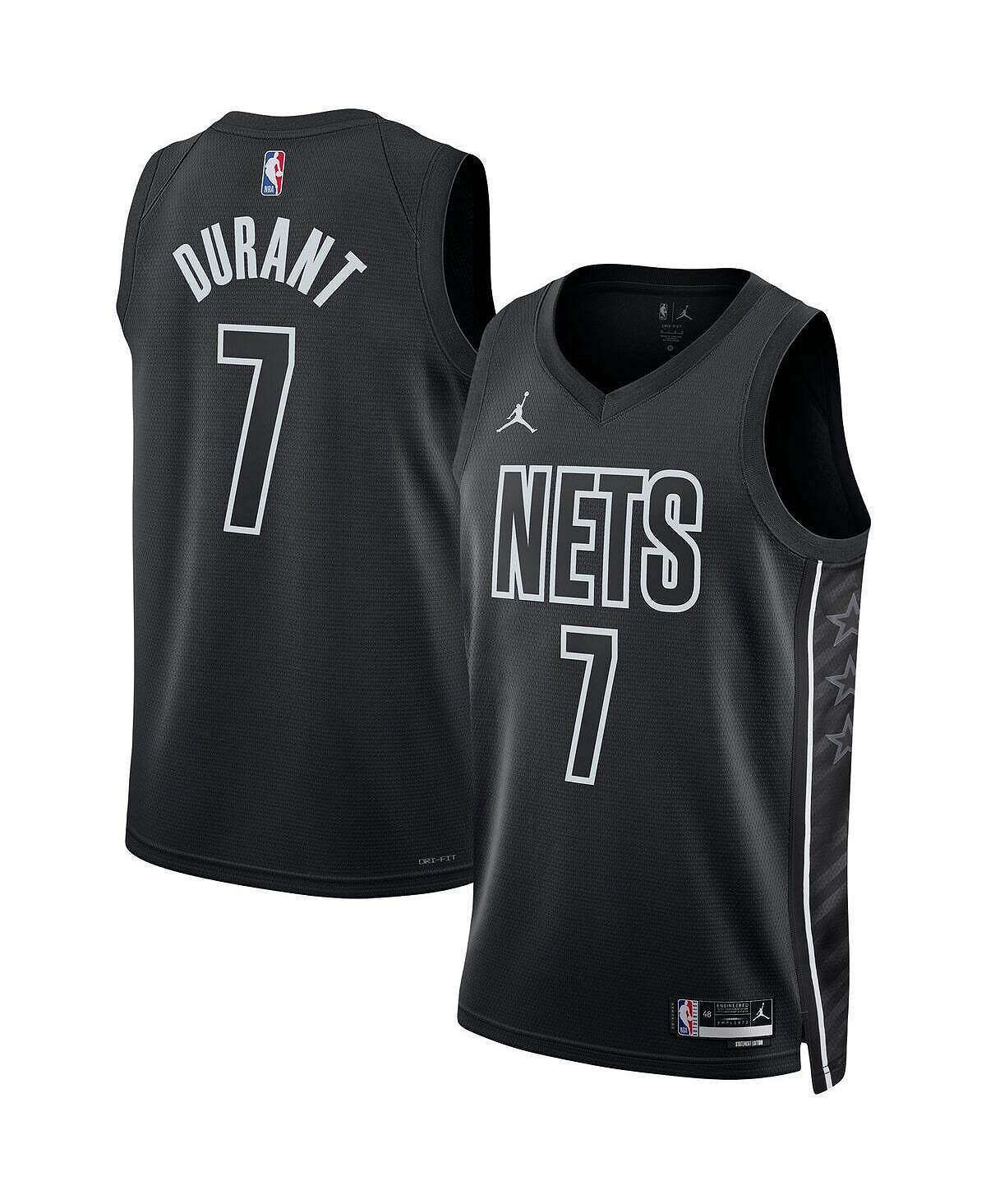 Мужская футболка бренда Kevin Durant Black Brooklyn Nets 2022/23 Statement Edition Swingman Jordan 
Мужская футболка бренда Kevin Durant Black Brooklyn Nets 2022/23 Statement Edition Swingman Jordan