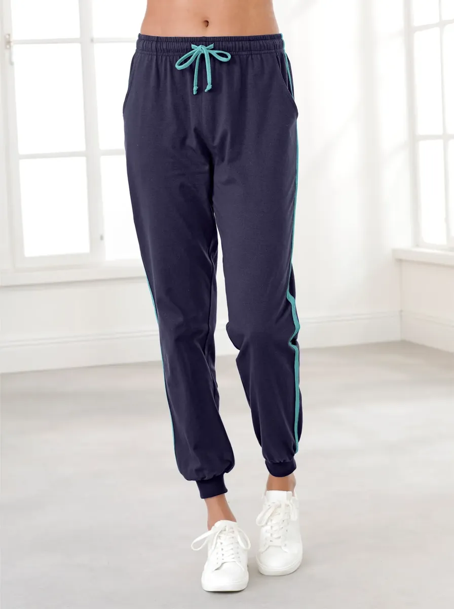 Брюки без застежки, синий
Брюки без застежки, синий