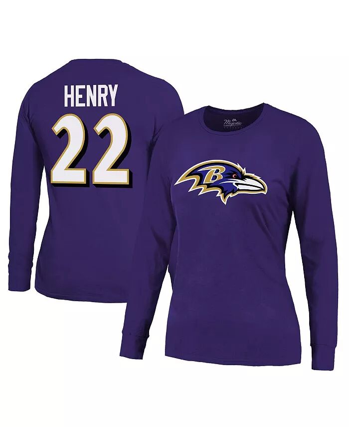 Женская футболка с длинным рукавом Derrick Henry Purple Baltimore Ravens с именем и номером Majestic
Женская футболка с длинным рукавом Derrick Henry Purple Baltimore Ravens с именем и номером Majestic
