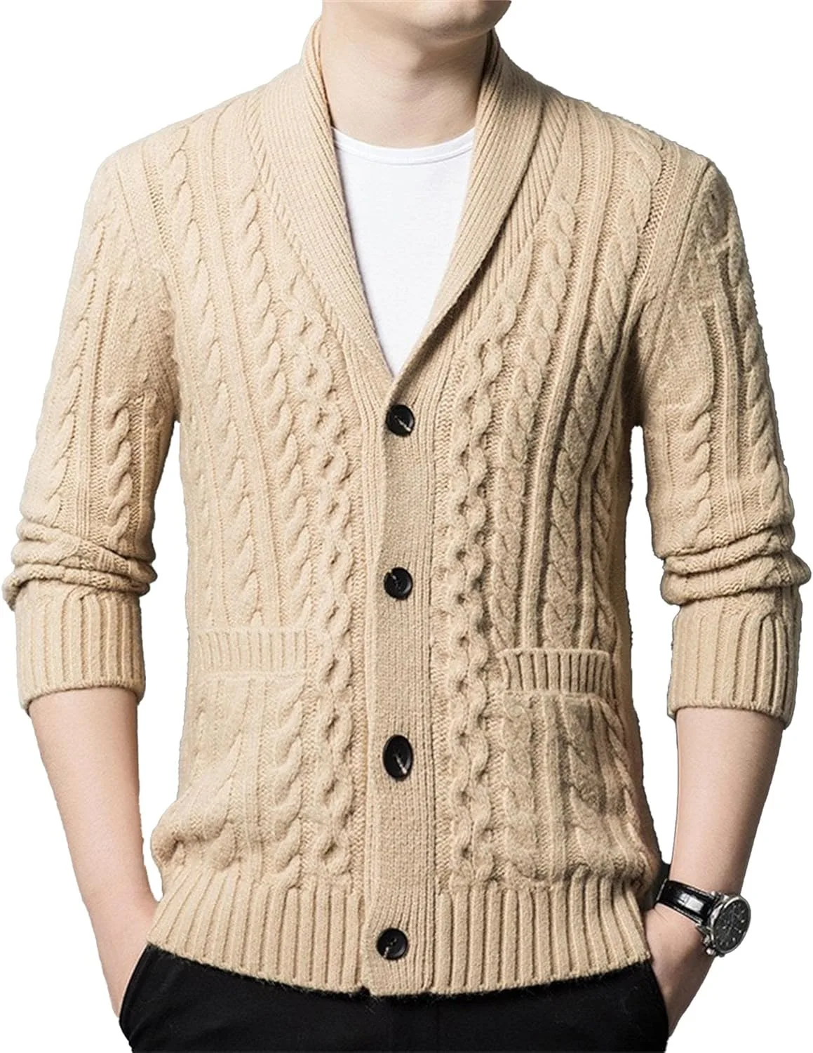 Мужской кардиган свитер slim retro jacquard Maiyifu-GJ
Мужской кардиган свитер slim retro jacquard Maiyifu-GJ