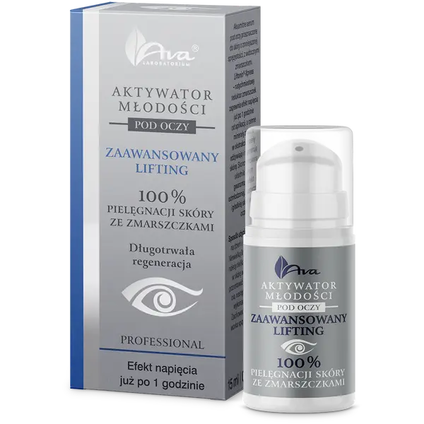 Advanced Lifting 100% уход за кожей против морщин, 15 мл Ava Aktywator młodości
Advanced Lifting 100% уход за кожей против морщин, 15 мл Ava Aktywator młodości