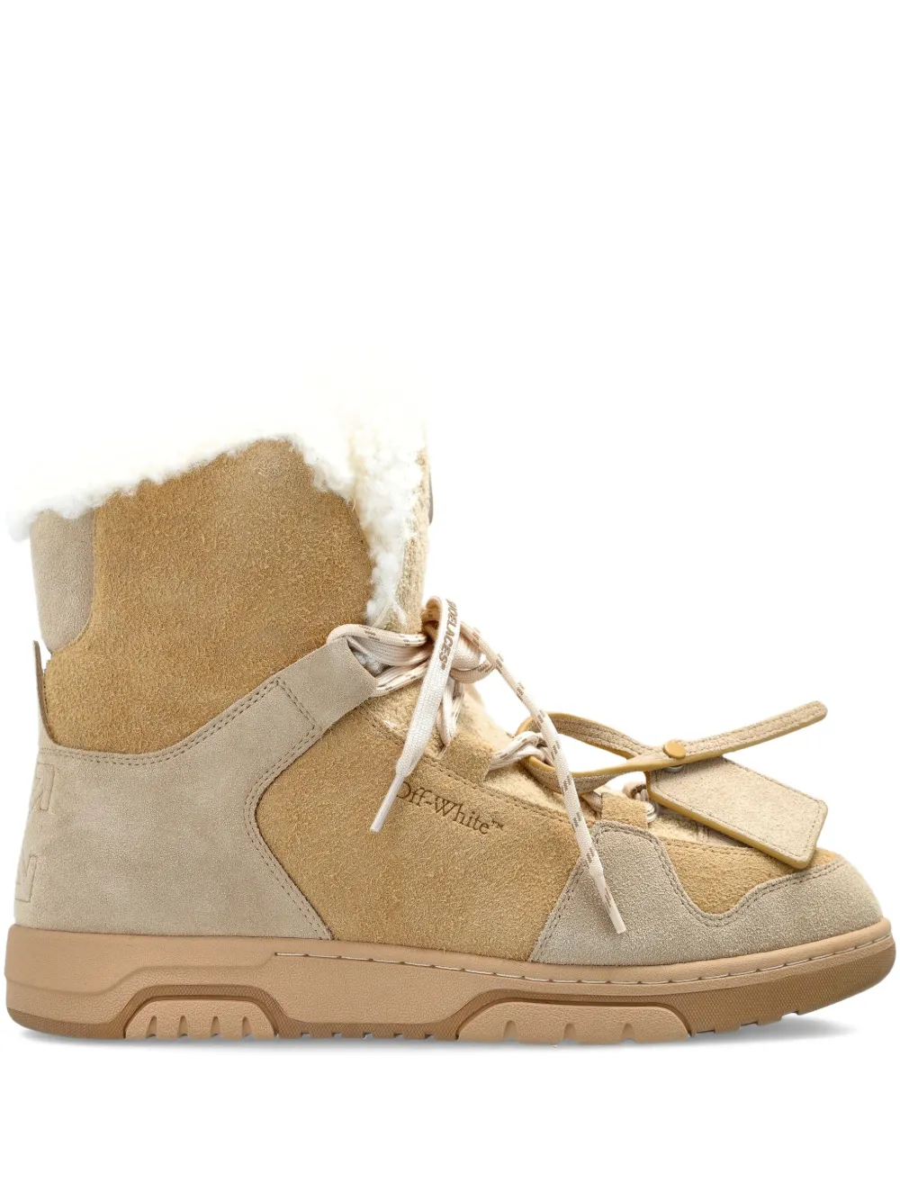 Высокие кеды на шнуровке Off-White, нейтральный
Высокие кеды на шнуровке Off-White, нейтральный