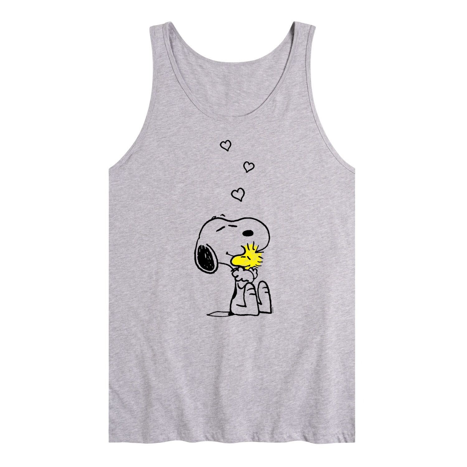 Мужская майка с рисунком Peanuts Snoopy Woodstock Hug And Love Licensed Character
Мужская майка с рисунком Peanuts Snoopy Woodstock Hug And Love Licensed Character