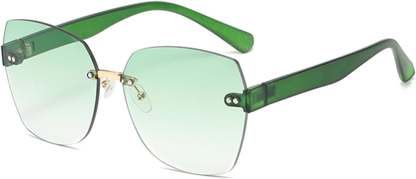 Солнцезащитные очки с защитой от УФ-излучения UV400 | Крупная безрамочная модель | Для женщин и мужчин, для занятий спортом на открытом воздухе и вождения DSVIGF, Green
Солнцезащитные очки с защитой от УФ-излучения UV400 | Крупная безрамочная модель | Для женщин и мужчин, для занятий спортом на открытом воздухе и вождения DSVIGF, Green