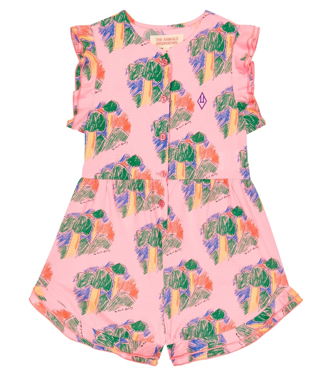 Хлопковый комбинезон The Animals Observatory, разноцветный
Хлопковый комбинезон The Animals Observatory, разноцветный