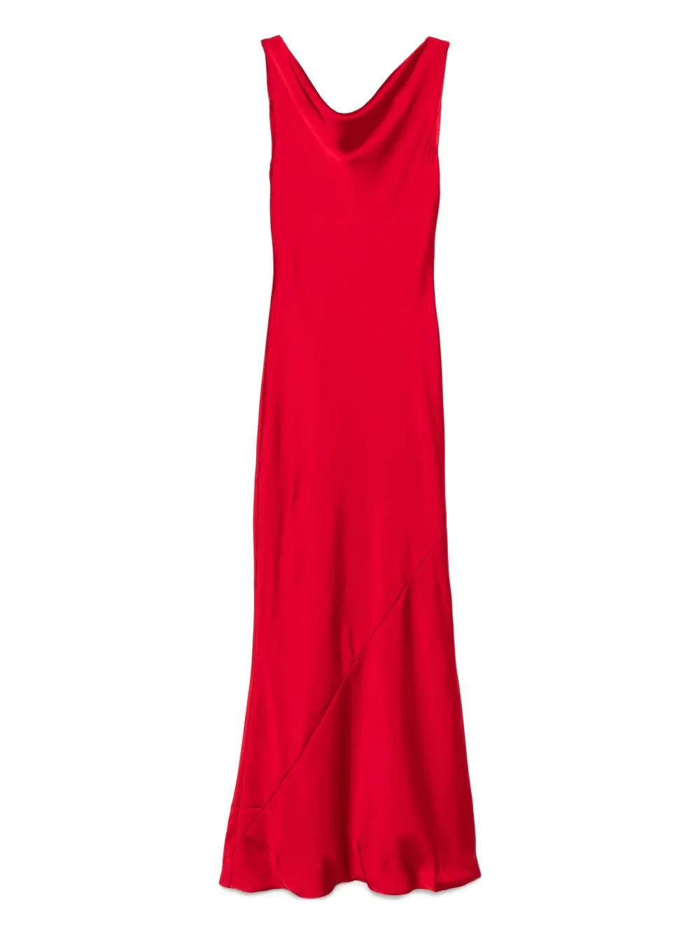 Драпированное платье макси с воротником-хомутом Norma Kamali, красный
Драпированное платье макси с воротником-хомутом Norma Kamali, красный