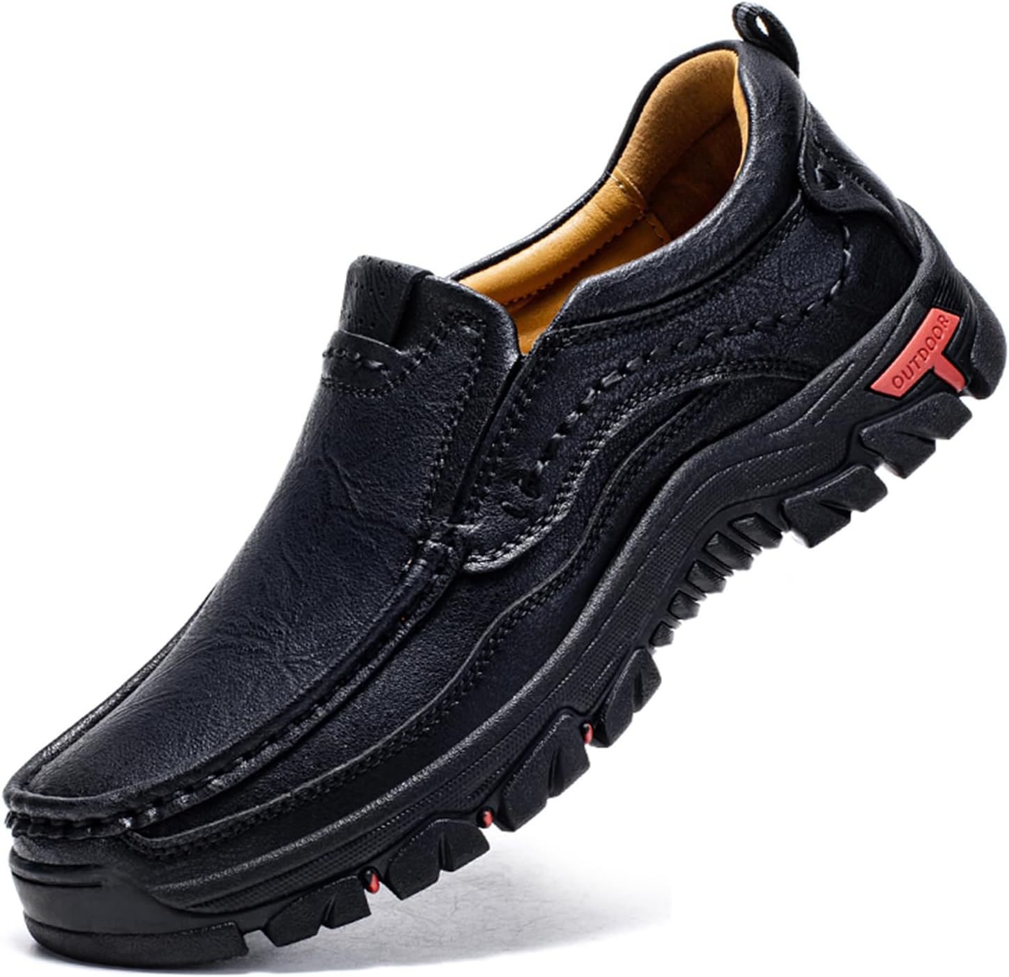 Мужские кожаные слипоны лоферы, комфортные, с нескользящей подошвой, дышащие, ручной работы, классические мокасины для торжеств, для прогулок на улице, походов и повседневного ношения, лодочные туфли Enoegmsd, черный
Мужские кожаные слипоны лоферы, комфортные, с нескользящей подошвой, дышащие, ручной работы, классические мокасины для торжеств, для прогулок на улице, походов и повседневного ношения, лодочные туфли Enoegmsd, черный