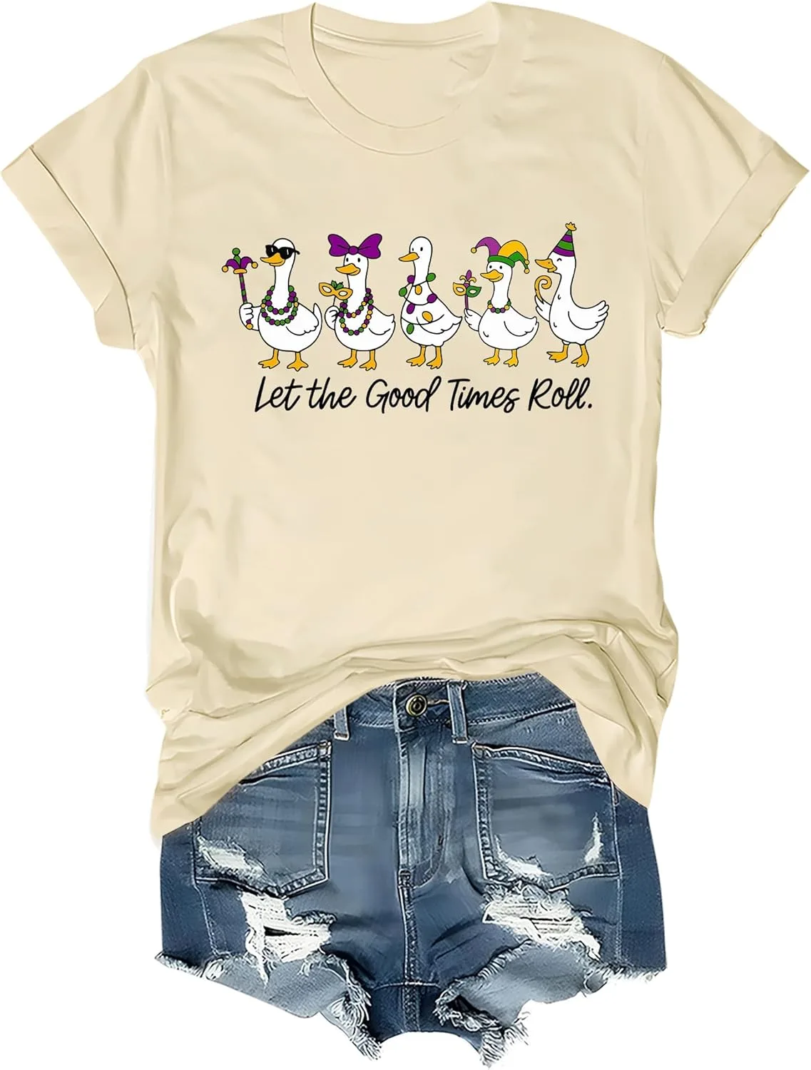 Футболка Let The Good Times Roll с принтом Carnival Silly Goose PLETULO
Футболка Let The Good Times Roll с принтом Carnival Silly Goose PLETULO