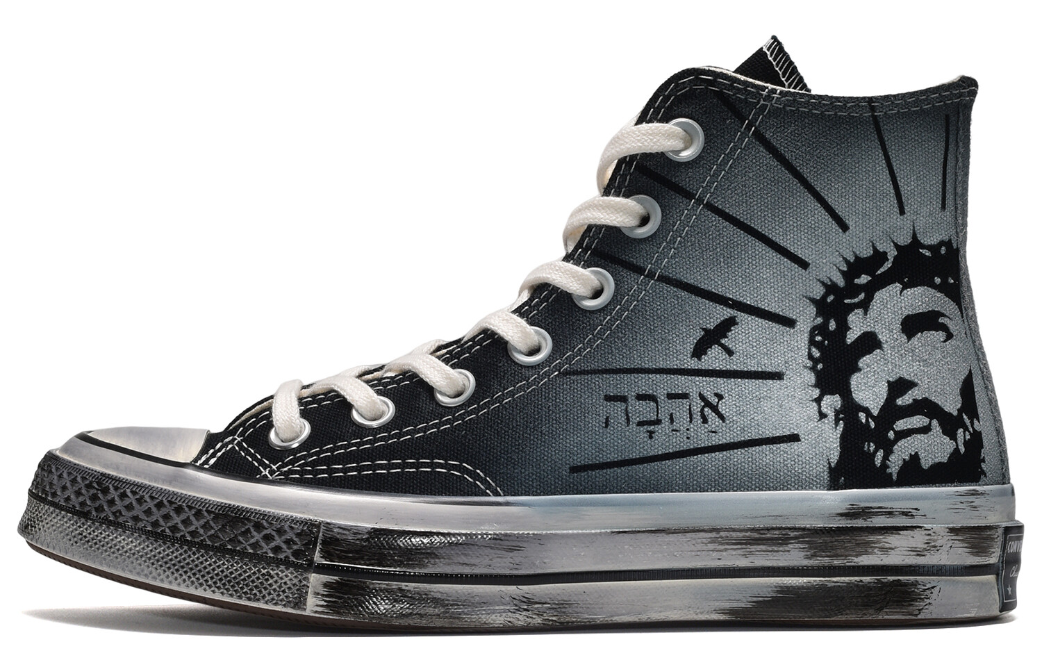 Кастомизированные кеды Converse 1970s Canvas Shoes Unisex High-top, черный/серый
Кастомизированные кеды Converse 1970s Canvas Shoes Unisex High-top, черный/серый