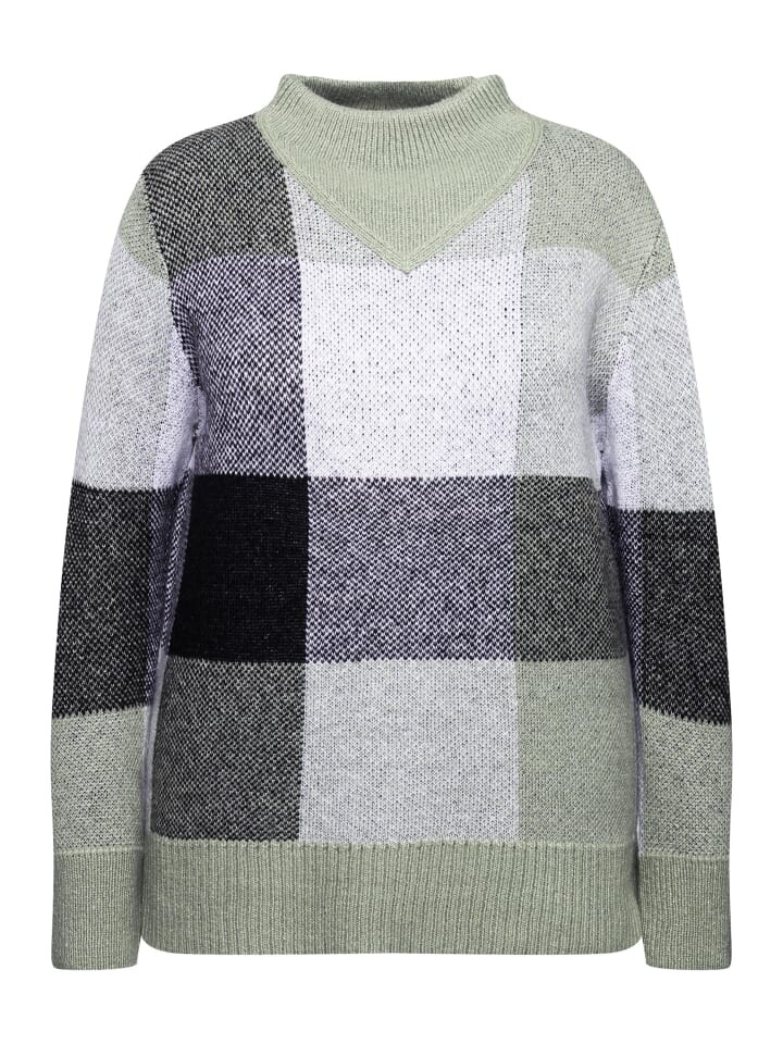 Пуловер Ulla Popken, цвет salbeigrün 
Пуловер Ulla Popken, цвет salbeigrün