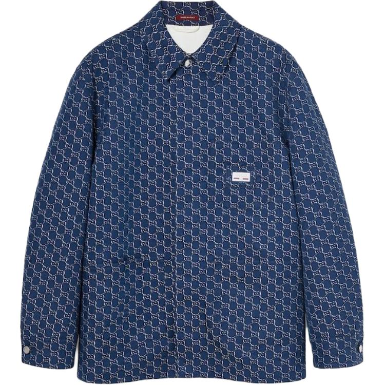 Куртка Gg Shadow jacquard Cotton Jacket GUCCI, синий
Куртка Gg Shadow jacquard Cotton Jacket GUCCI, синий