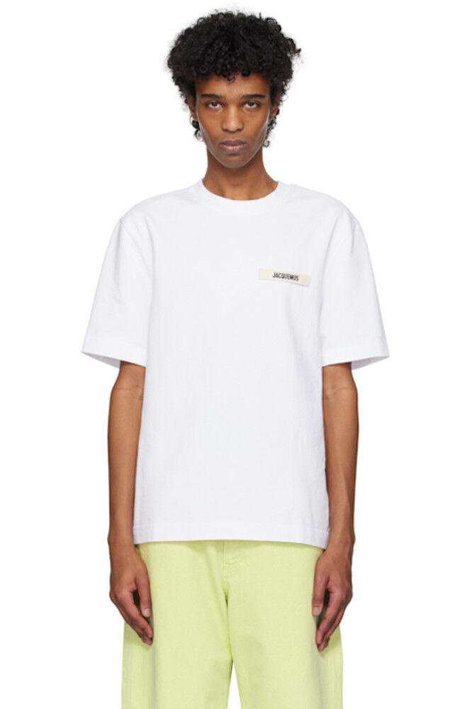 Белая футболка Les Classiques 'The Gros Grain' JACQUEMUS
Белая футболка Les Classiques 'The Gros Grain' JACQUEMUS