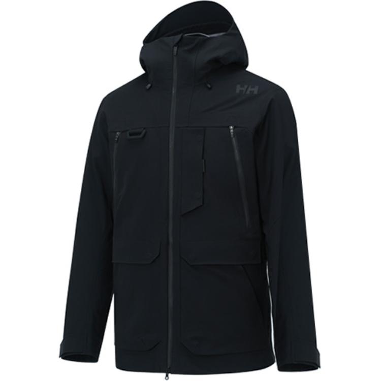 HELLY HANSEN Водонепроницаемая ветровка мужская, Black 
HELLY HANSEN Водонепроницаемая ветровка мужская, Black