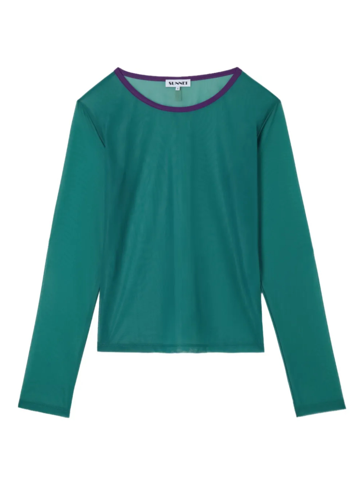 Sunnei сетчатый топ с длинными рукавами, зеленый
Sunnei сетчатый топ с длинными рукавами, зеленый