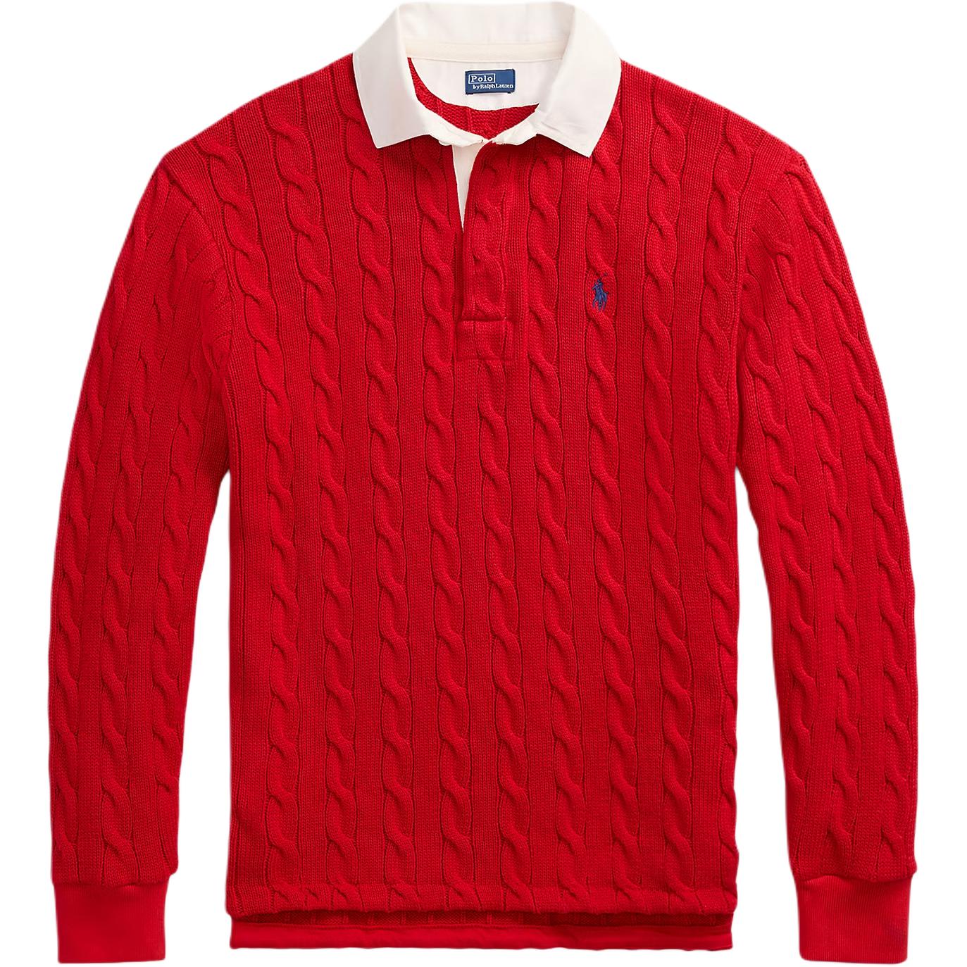 Polo Ralph Lauren Кабельный поло свитер
Polo Ralph Lauren Кабельный поло свитер