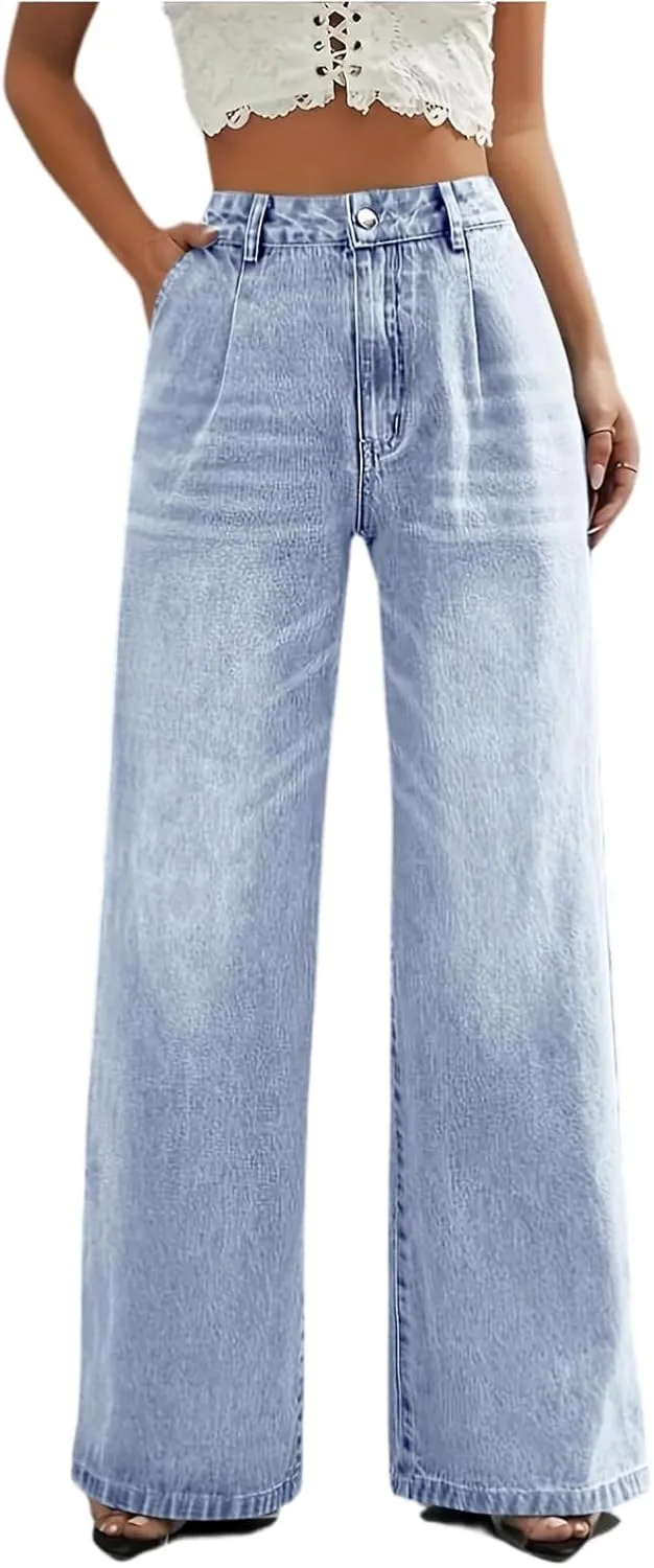 Женские джинсы Casual Straight Leg с высокой посадкой и карманами HYYGOCCTV
Женские джинсы Casual Straight Leg с высокой посадкой и карманами HYYGOCCTV