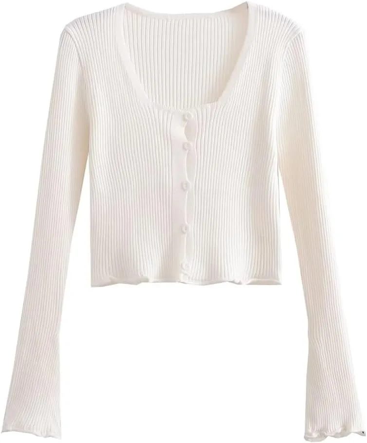 Облегающий короткий кардиган Ribbed Wrap Threaded Knit DFWZMQTG
Облегающий короткий кардиган Ribbed Wrap Threaded Knit DFWZMQTG