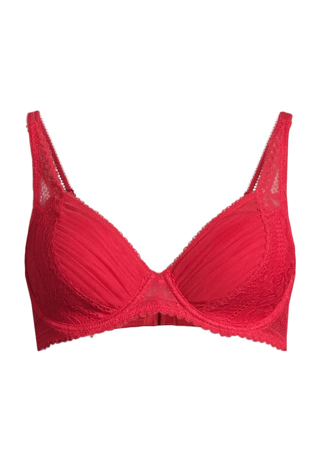 Кружевной бюстгальтер на косточках Manguun, красный
Кружевной бюстгальтер на косточках Manguun, красный