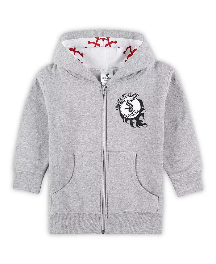 Детская худи на молнии Chicago White Sox в сером меланже Soft As A Grape
Детская худи на молнии Chicago White Sox в сером меланже Soft As A Grape