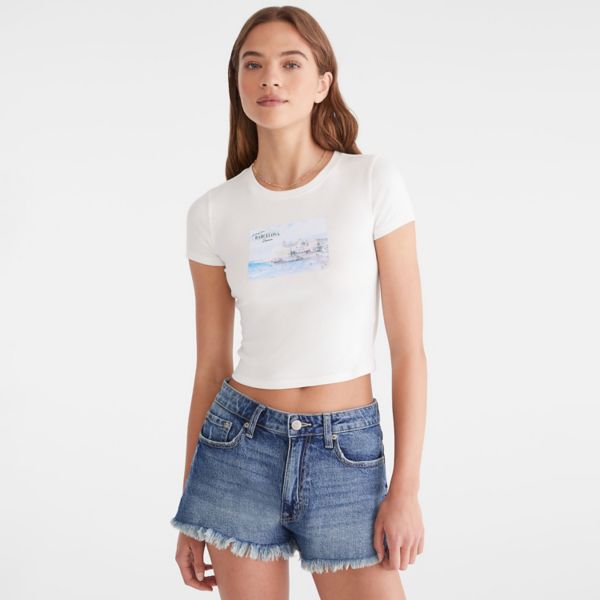 Короткий топ для подростков Aeropostale, цвет cream card
Короткий топ для подростков Aeropostale, цвет cream card