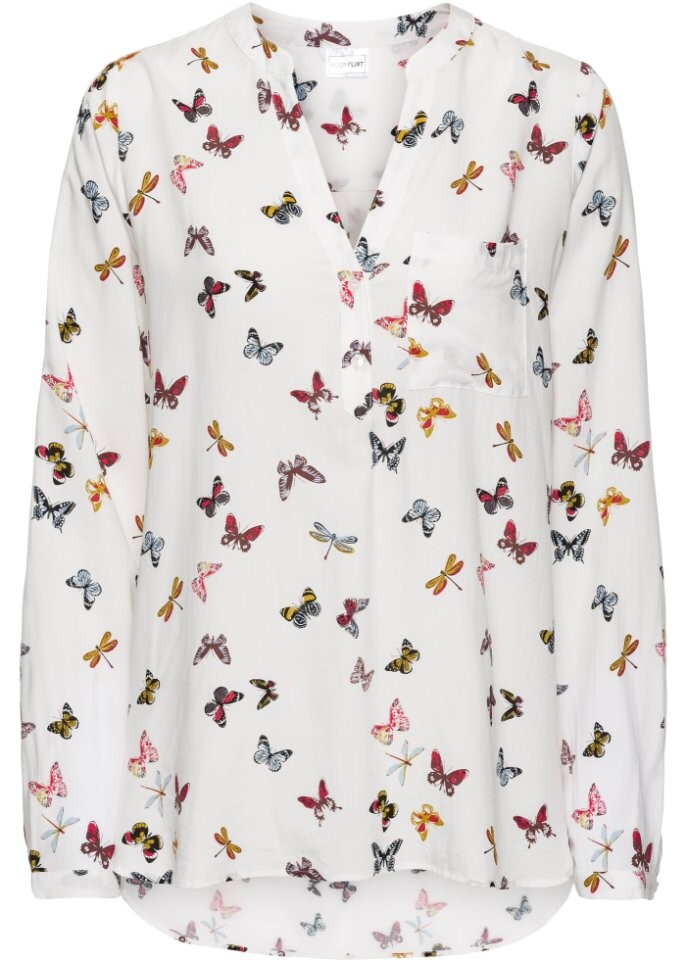 Блузка с v-образным вырезом Bodyflirt, белый
Блузка с v-образным вырезом Bodyflirt, белый