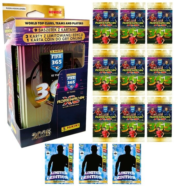 Большая Банка Fifa 365 2025 Panini Футбольные Карточки Sachets Limited
Большая Банка Fifa 365 2025 Panini Футбольные Карточки Sachets Limited