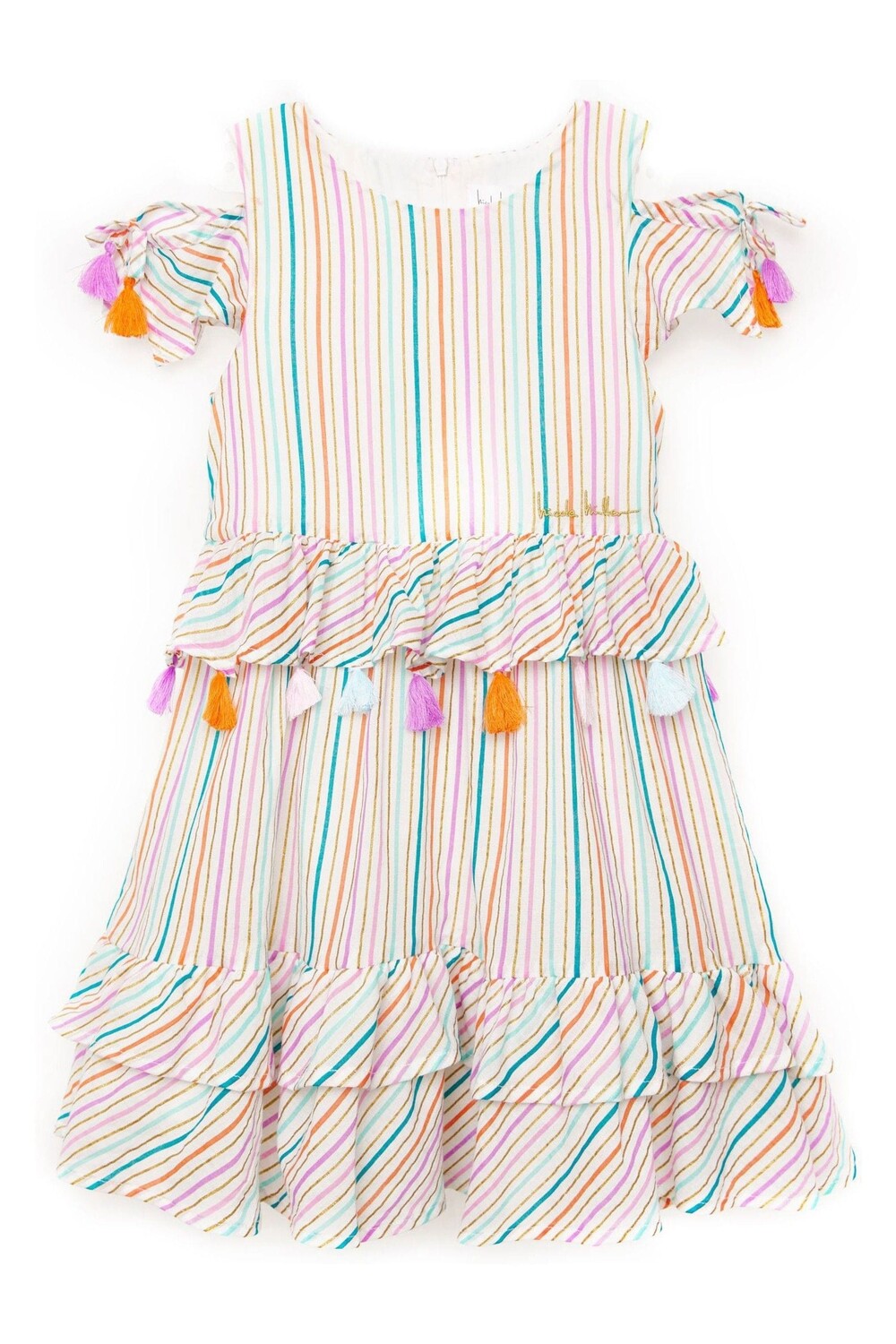 Хлопковое платье в полоску Nicole Miller, белый
Хлопковое платье в полоску Nicole Miller, белый