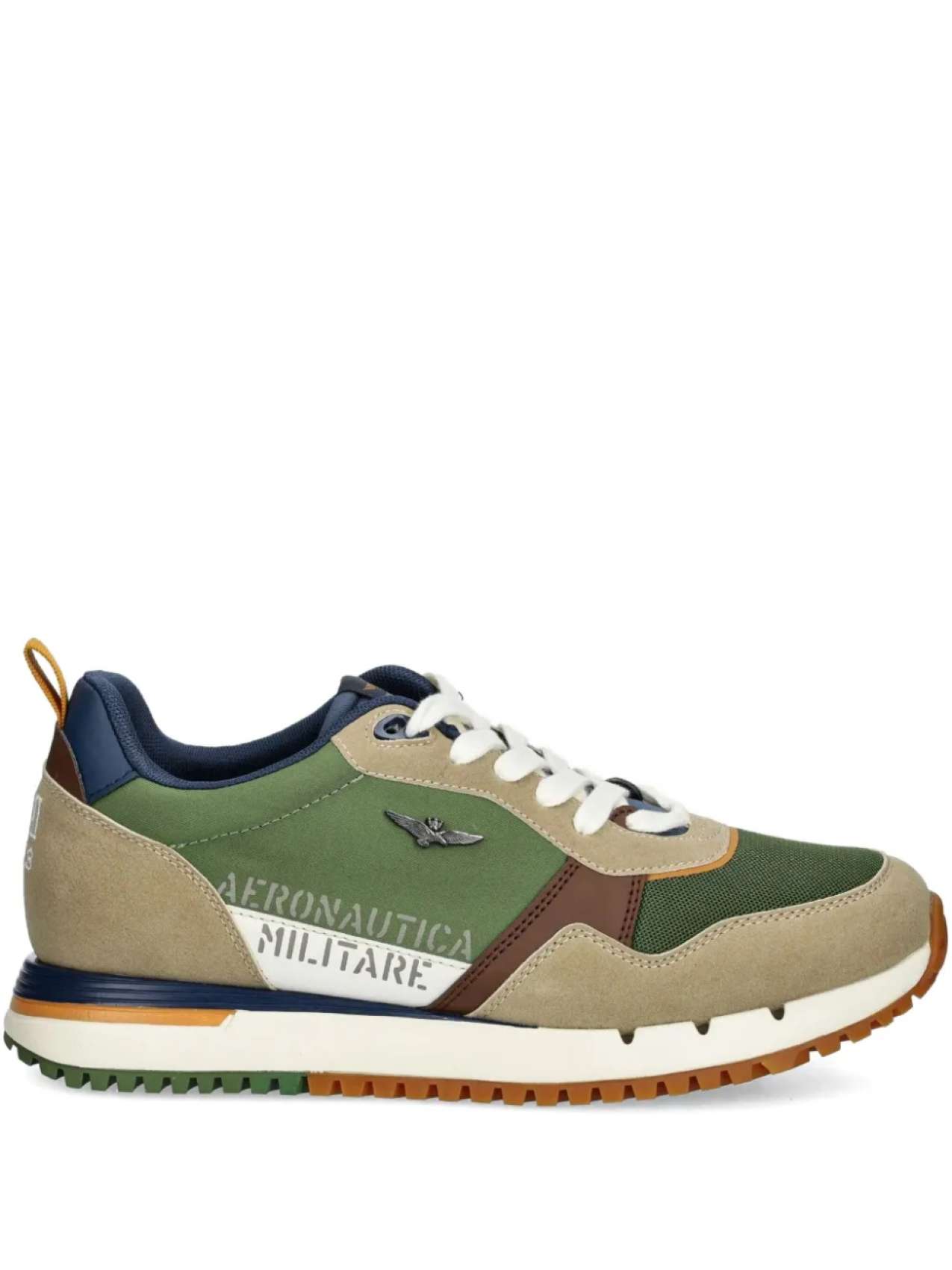 Кроссовки со вставками Aeronautica Militare, зеленый
Кроссовки со вставками Aeronautica Militare, зеленый