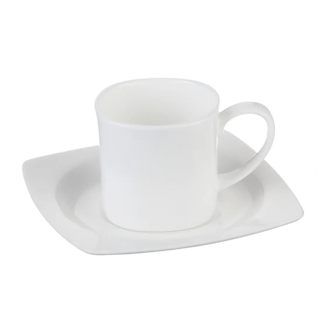 Полуквадратная чайная чашка Bone China Essential El Corte Inglés с блюдцем, белый
Полуквадратная чайная чашка Bone China Essential El Corte Inglés с блюдцем, белый