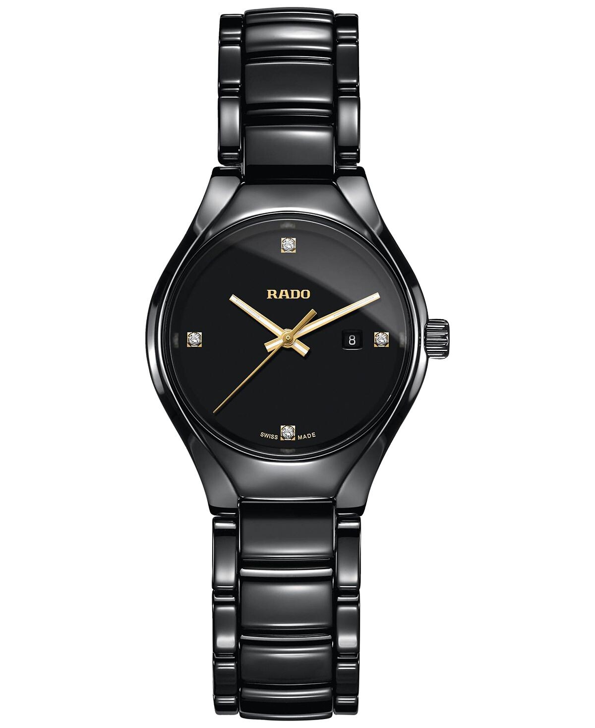 Женские часы-браслет из высокотехнологичной керамики Swiss True Diamond Accent, черный цвет, 30 мм, R27059712 Rado
Женские часы-браслет из высокотехнологичной керамики Swiss True Diamond Accent, черный цвет, 30 мм, R27059712 Rado