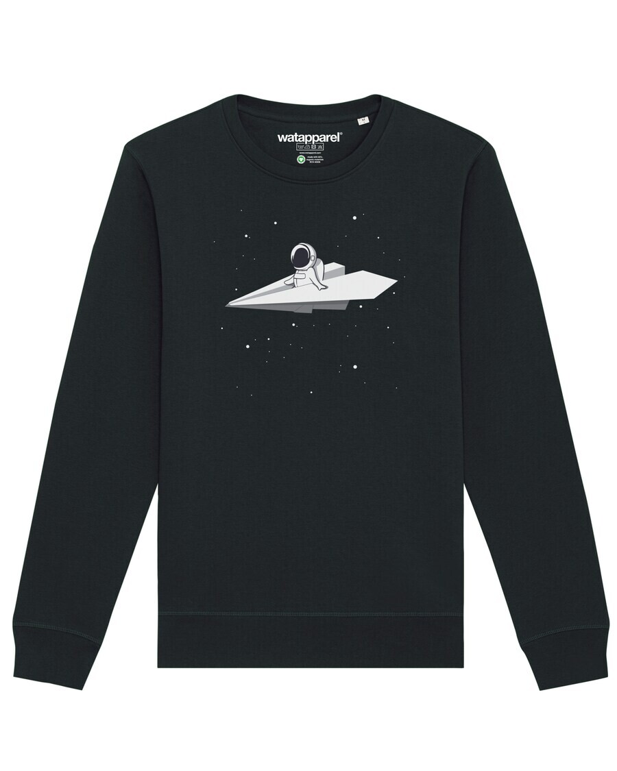 Свитер Watapparel Sweatshirt Fly me to the moon, черный
Свитер Watapparel Sweatshirt Fly me to the moon, черный