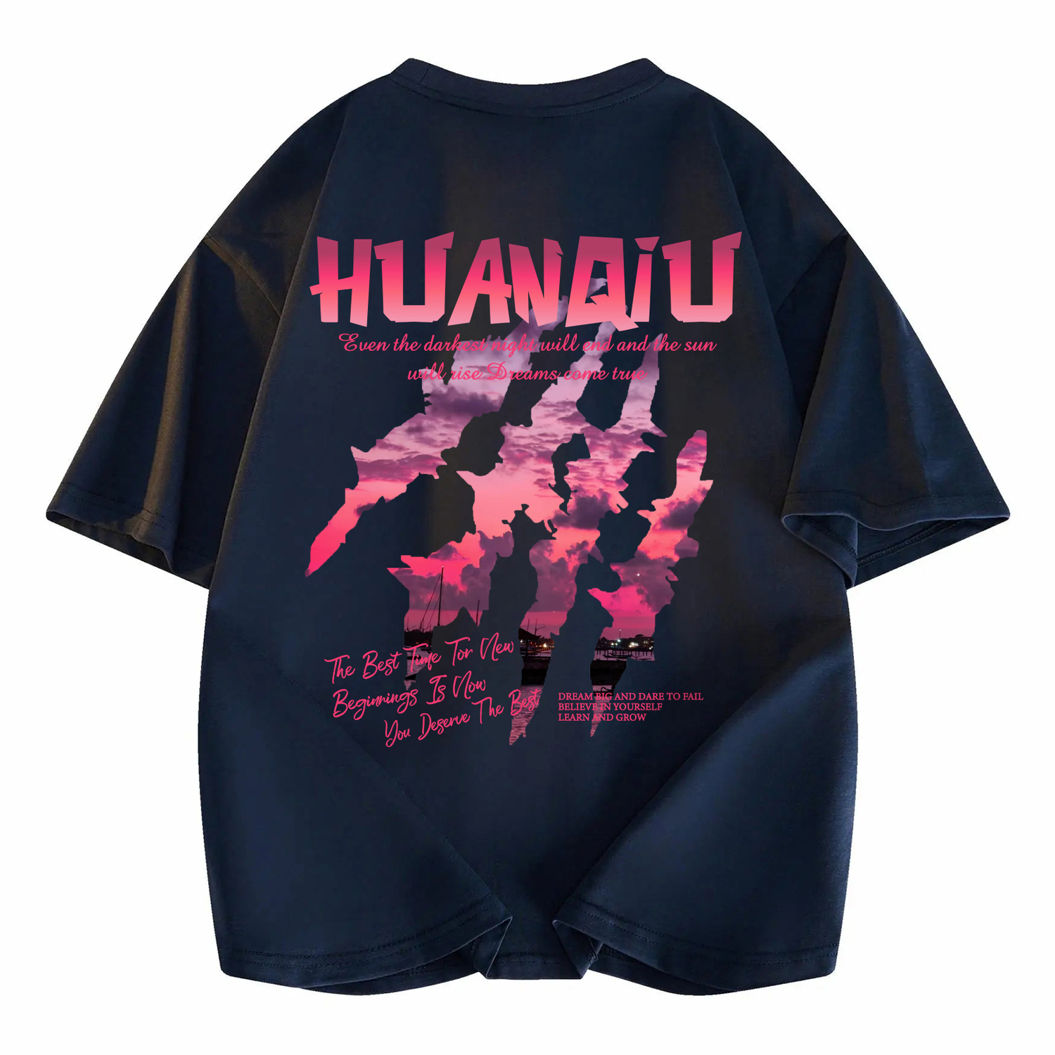 Футболка Unisex Crew Neck Moderate Heavyweight HUANQIU, темно-синий
Футболка Unisex Crew Neck Moderate Heavyweight HUANQIU, темно-синий