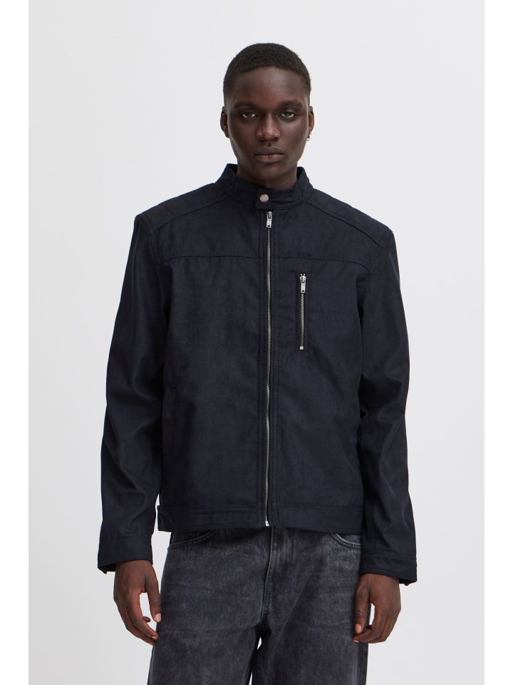 Кожаная куртка BLEND, черный 
Кожаная куртка BLEND, черный